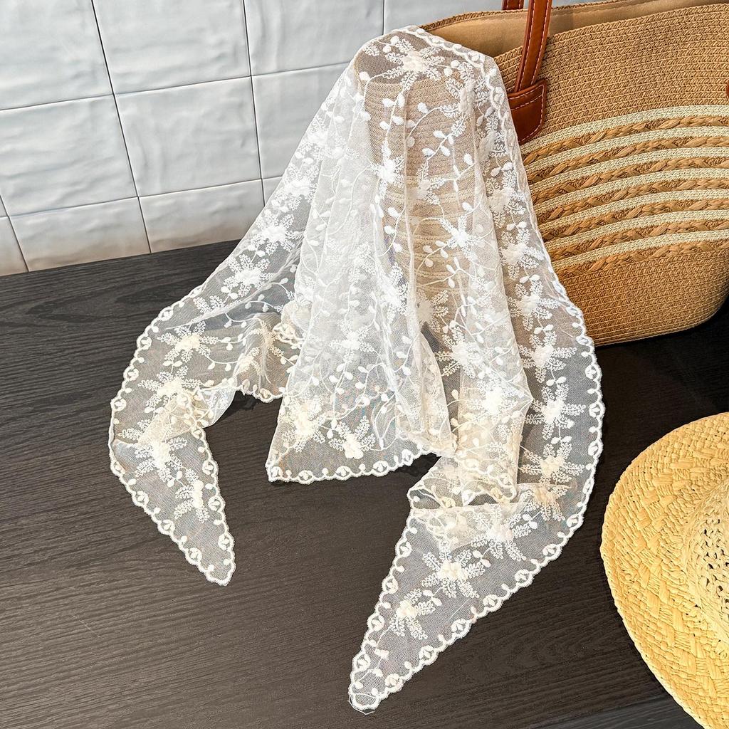 Jupe en Dentelle Jacquard Maille Coréenne avec Short Intégré