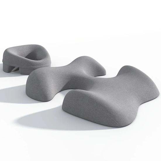 Polštář na obličej Paměťová pěna Podložka pod hlavu Podložka pod hrudník Masážní polštář pro polohu na břiše pro Domácí Lázně Spánek Pooperační Zotavení