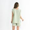 Amphibious Sleeveless Top and Culottes Set High-waisted Cover-up