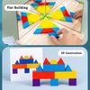 Kinder Spiegelbild Logisches Denken Puzzle Spiel Montessori Bildung Wissenschaft Physik Spa Fantasie Bausteine Holzspielzeug Geschenk