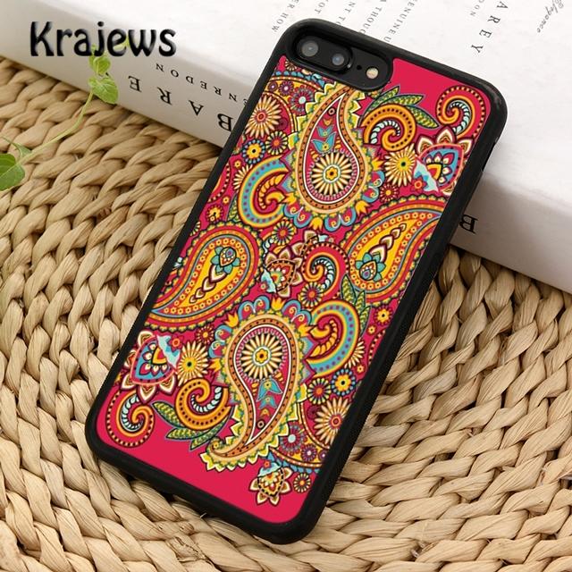 Bandana Paisley Red blue Phone Case Cover For iPhone 17 Air 16 15 14 plus 12 13 pro max coque Fundas