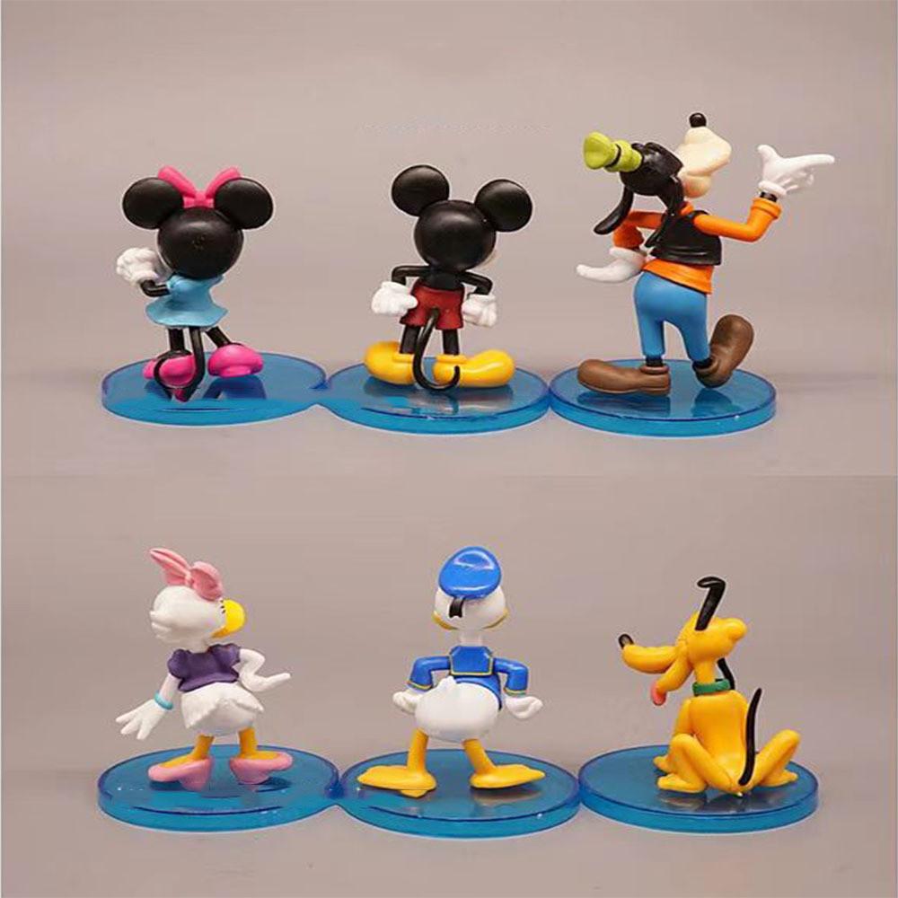 Adorable Mickey Mouse Clubhouse Figurines Cute Minnie Donald Duck Goofy Pvc Models