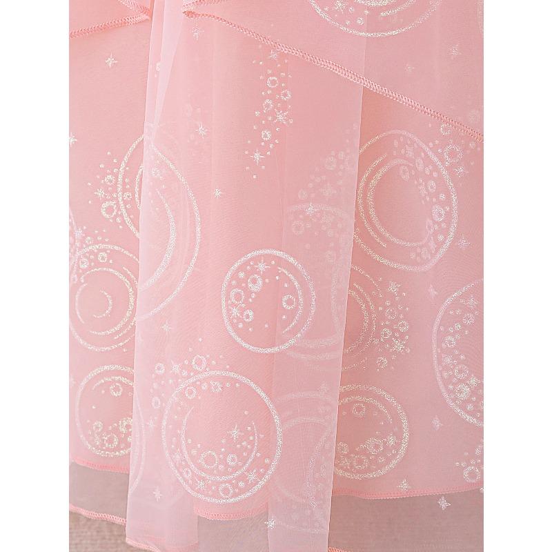 Film Wicked Glinda Elphaba Costumi Ragazza Rosa Strega Glinda Tulle Vestito Bambina Festa di Compleanno Bambini Halloween Carnevale Vestiti