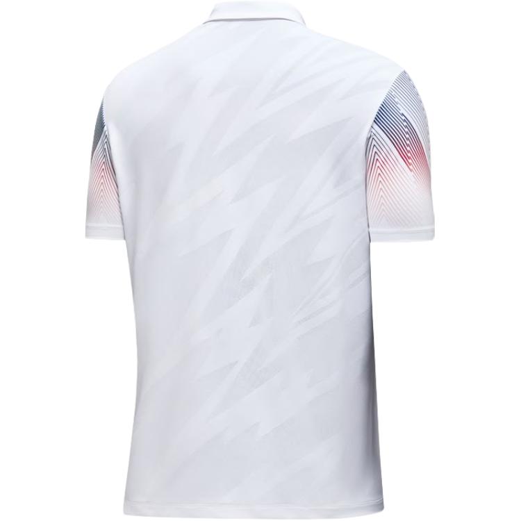 Anta Training Series Sport Casual Simple Color Block Pullover Short Sleeve Polo Shirt Unisex Polo Shirts Snow-White 452430104-1