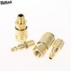 US Type Air Hose Quick Connect Plug & Coupler With 1/4 NPT Fitting Male Thread American Standard Pneumatic Accessories