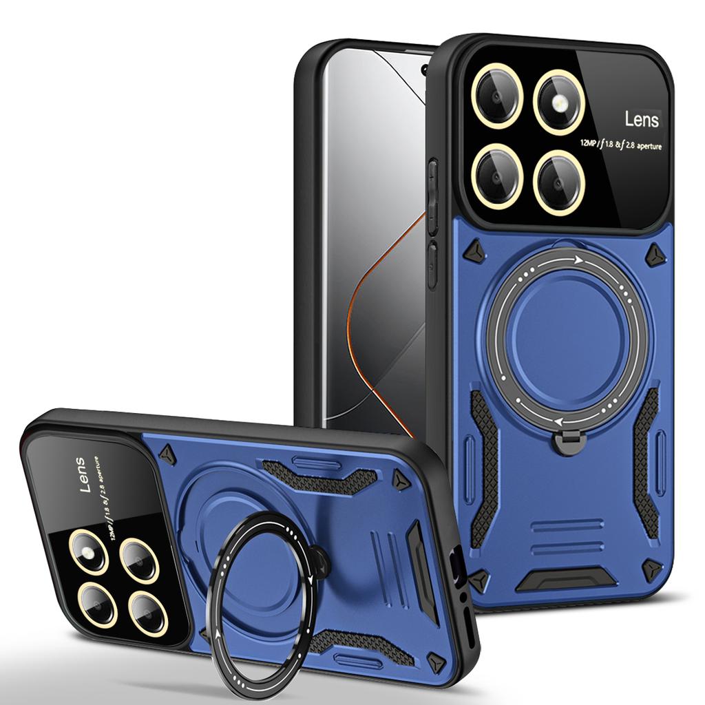 Armor Magsafe Wireless Charging Case For Xiaomi Mi 11T 12T 13T 14T Pro Mi 13 14 15 Pro Mi15 Ultra 5G Magnetic Ring Bracket Cover