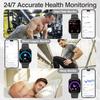 Brand new neutral sports smartwatch, collocation 700mAh large capacity battery, Bluetooth call, fitness tracker, Health monitor