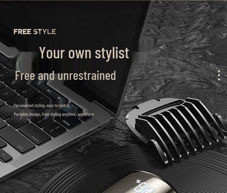 Men's Electric Haircutting & Thinning Clipper for Easy Self-Cuts At Home