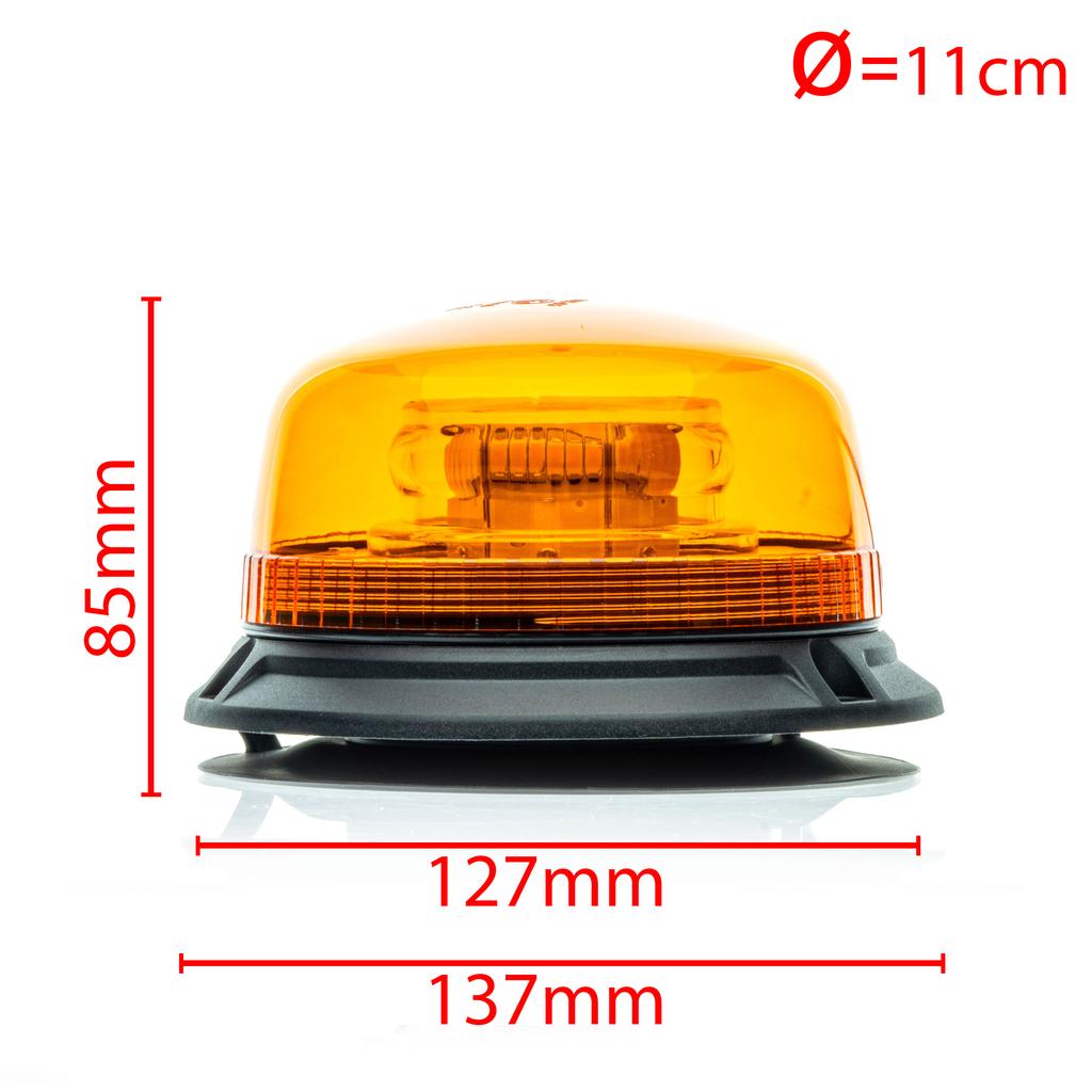 Lampa Ostrzegawcza Led Kogut Na Magnes 12/24V 19W
