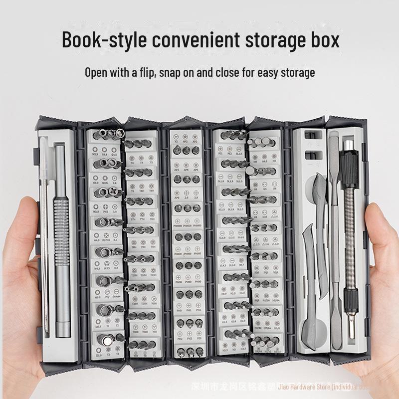 128-in-1 Precision Screwdriver Set: Multi-Function Manual Repair Tool Kit