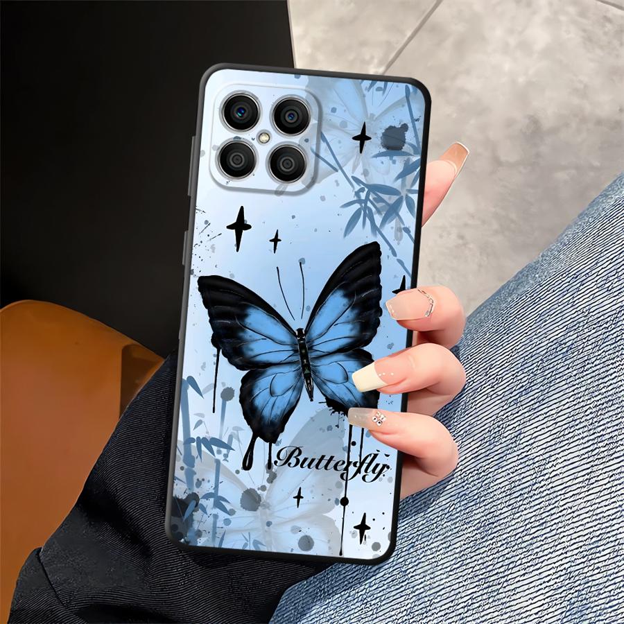 Creative Cartoon Butterfly Funda Phone Cover Case for Honor X9a 90 Magic5Lite X8 X7 8X X5b 200 400 Lite X6 70