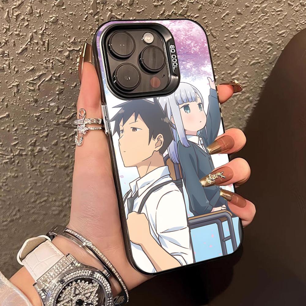 Hakarenai Aharen Reina Phone Case for iPhone 16 15 14 13 12 11 X XR XS 8 7 Pro Max Plus Translucent Colour Printing Cover Luxury
