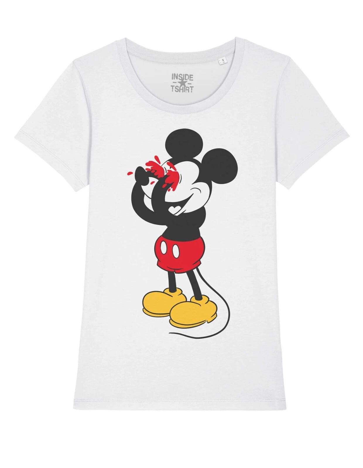 Mickey Mouse Bleeding Eyes Mickey Mouse Bleeding Eyes T-Shirt Girl 2XL