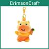 Capybara Cartoon Plush Key Pendant With Soft Crystal Plush For Backpack And Car Accessories