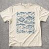 Fish Tattoo Vintage Shirt, Retro Fisher Ocean Graphic Tee, Bass Lovers Nature GifMens Kids T Shirt