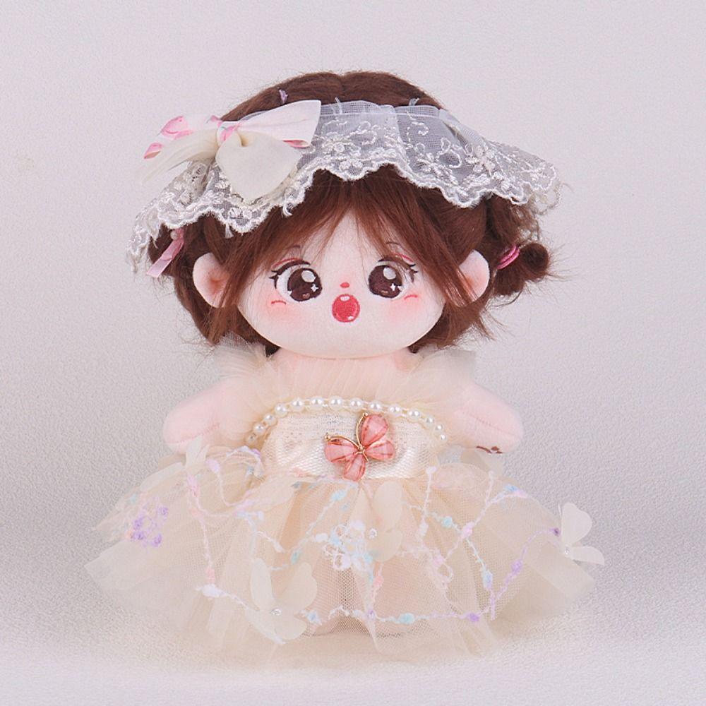 Clothes Cotton Doll Lolita Clothes 20cm Plush Doll Clothes 20 Cm Doll Jk Uniform Clothes  Kids