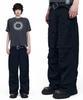 AAKAM Knee Pin-Tuck Rain Shield Pants (Black)
