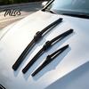 High Performance Auto Wipers Wiper Blades for Kia Rio 3 UB 2011-2017, 26"+16"+11" Beamless Front Rear Seamless Fit Curved Glass Full Set, Quiet