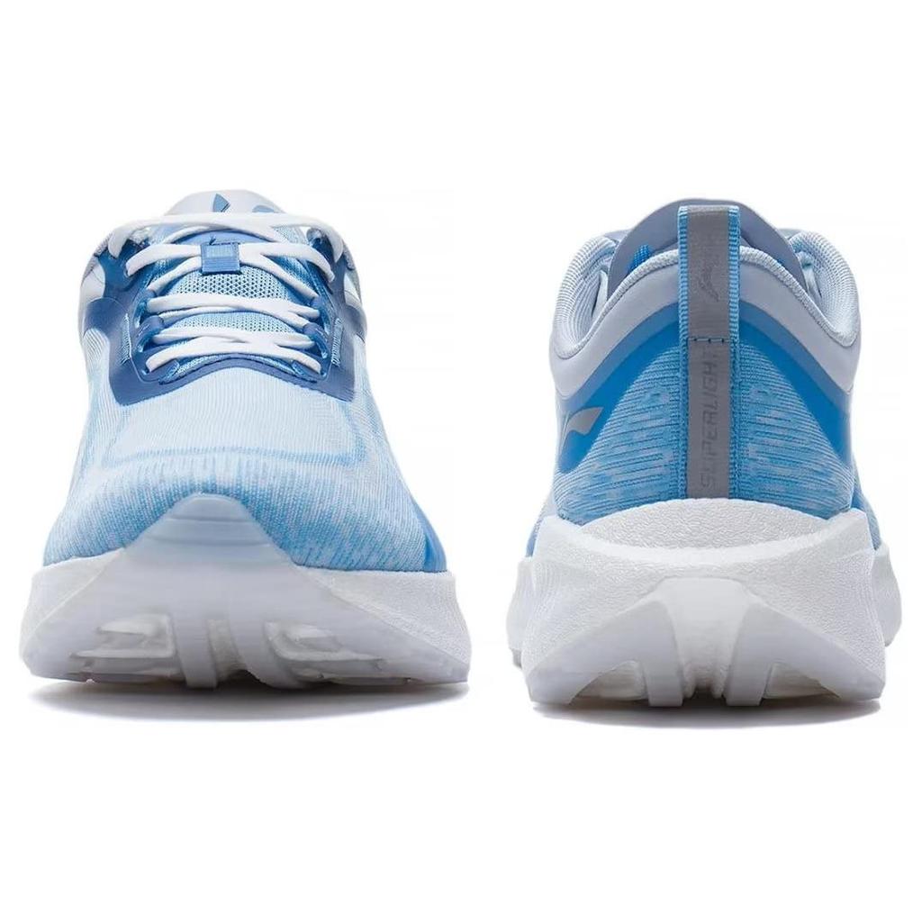Li Ning Super Light 19 Dämpfung Rutschfest Abriebfest Niedriger Schaft Laufschuhe Herren Blau Weiß ARBS001-6