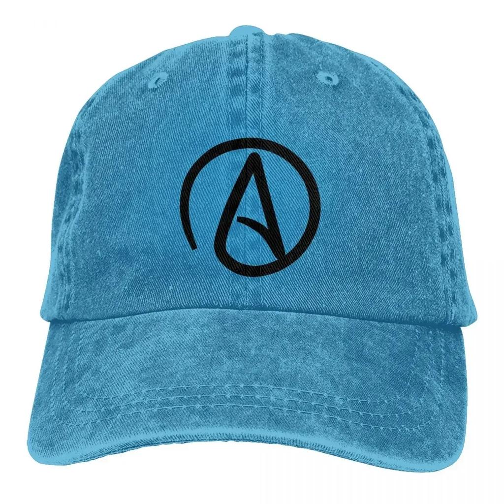 Atheist Atheism Baseball Cap Religious Belief Street Style Men Washed Hip Hop Hats Sunscreen Outdoor Sports Cap Present