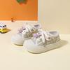 Children's Spring/Autumn Canvas Sneakers: Soft Sole, Breathable, Easy Slip-On for Toddlers