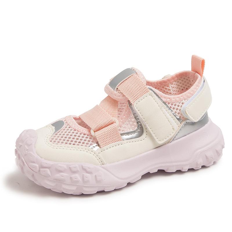 Girls' sports sandals, new summer children's shoes, fashionable boys' closed-toe sandals, trendy wading shoes