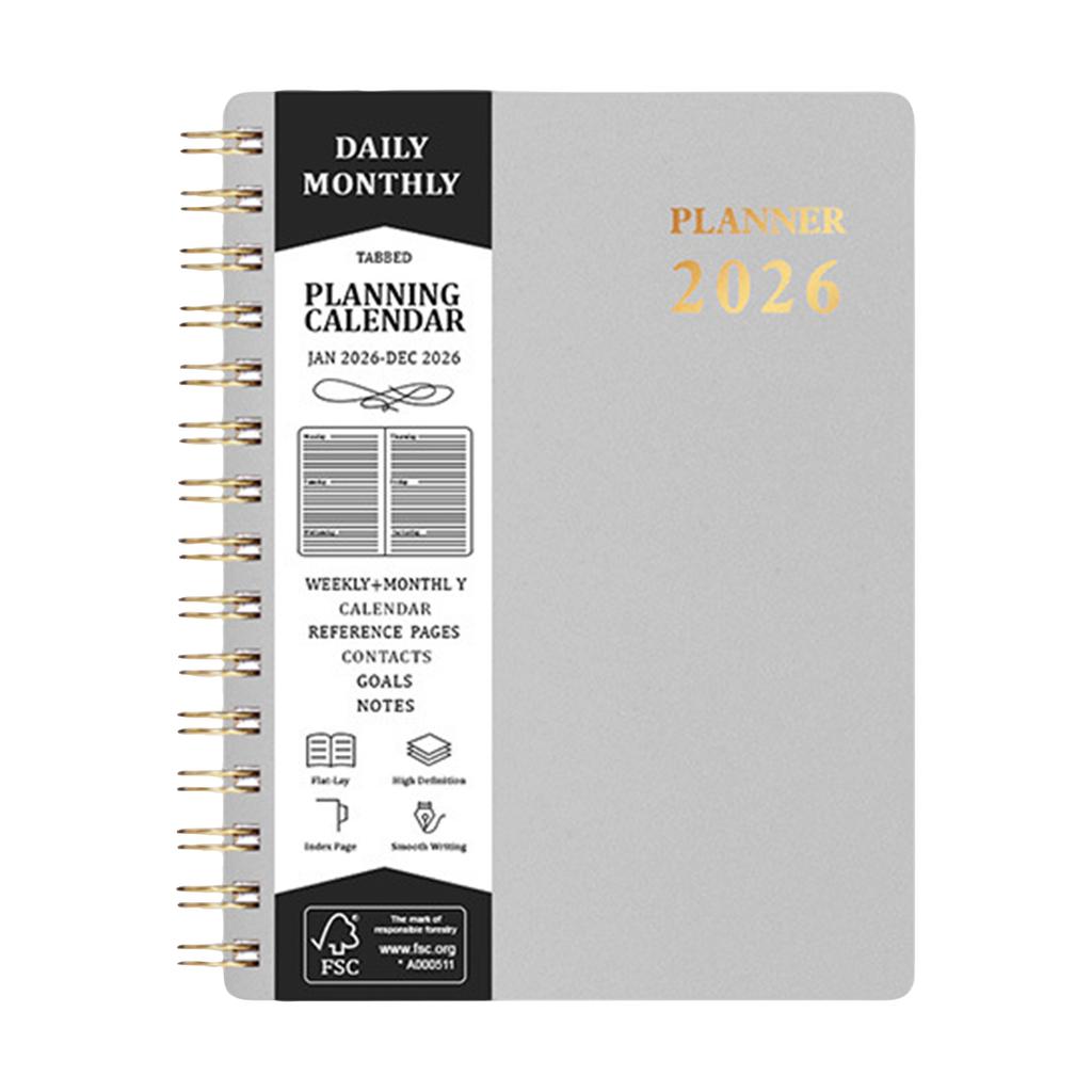 Calendar To-do Planner, Winter Vacation 12-month Schedule Planning Efficiency Notepad