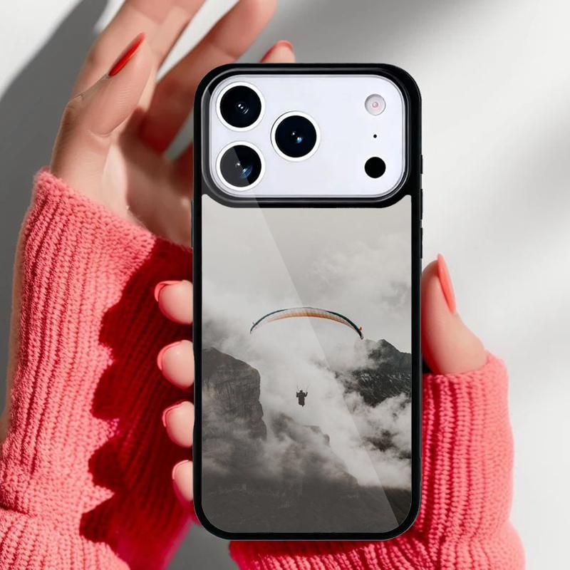 Paragliding Sport Phone Case for iPhone 17 Air 16e 15 14 13 Pro Max Back Cover for 12 11 Pro Coque