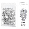 Nail Art Flat Bottom Drill Transparent Drill Ab Drill Nail Drill Diy Nail Ornament Nail Art Ornament Rhinestone