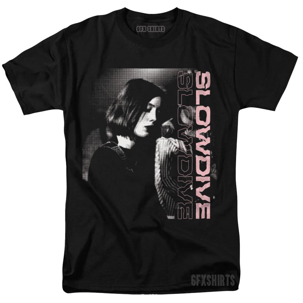 

Slowdive Shirt Tour Concert Merch Poster Vntg Graphic Design T-Shirt XL