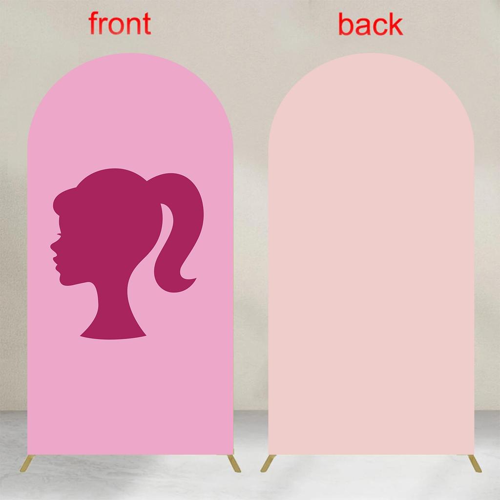 Arch Backdrop Chiara Arch Stand Covers Stretchy Spandex Fabric Cow Pattern Background for Birthday Baby Shower Party Decoration