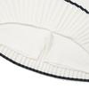 MALBON GOLF Women'S Wide Waistband Fine Pleated Skirt Off White (Woman)