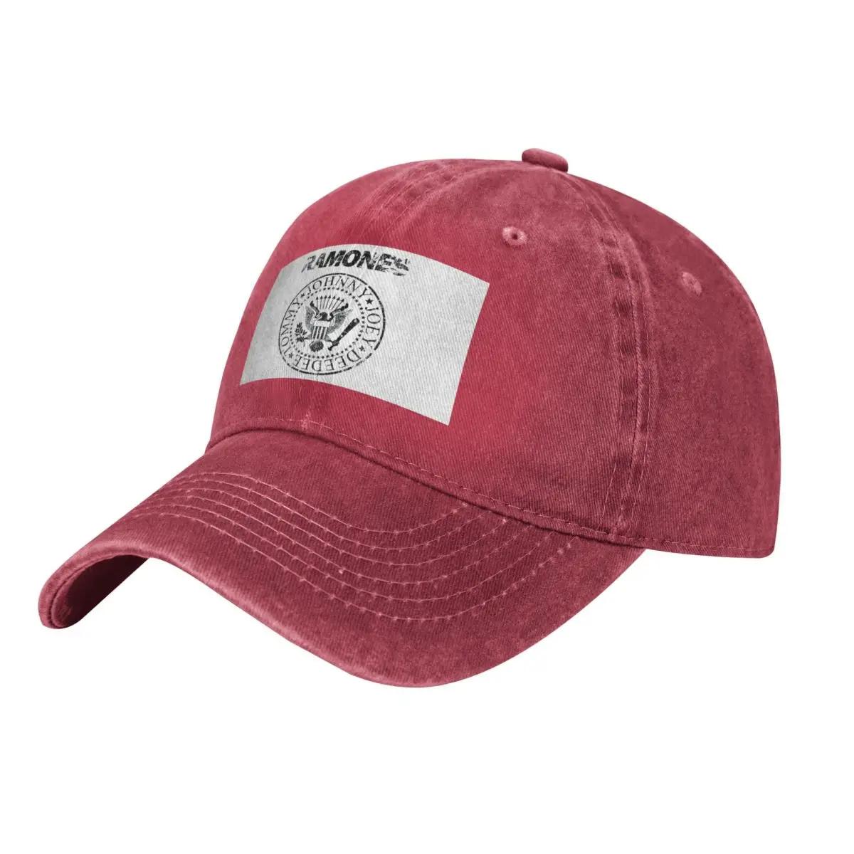 The Ramone Merch Baseball Caps Fashion Denim Hats Outdoor Adjustable Casquette Hip Hop Baseball Cowboy Hat for Unisex Women One Size