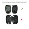 OcioDual 2-Button Key Shell Compatible with Renault Trafic Master Nissan Interstar Primastar Kangoo Opel Vivaro