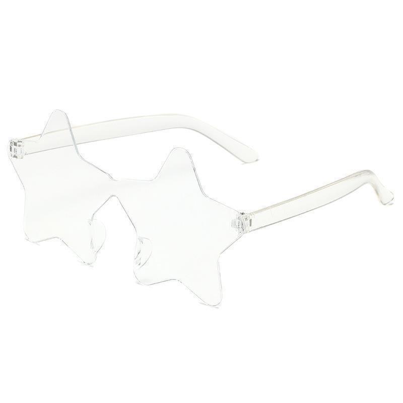 Flame Sunglasses - Trendy Frameless UV Protection Candy Color Shades for Dance Parties