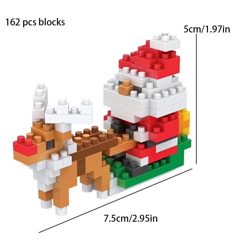 Interactive Christmas Tree Toy Compatible With Lego Plastic Material Non-electric Diy Customizable