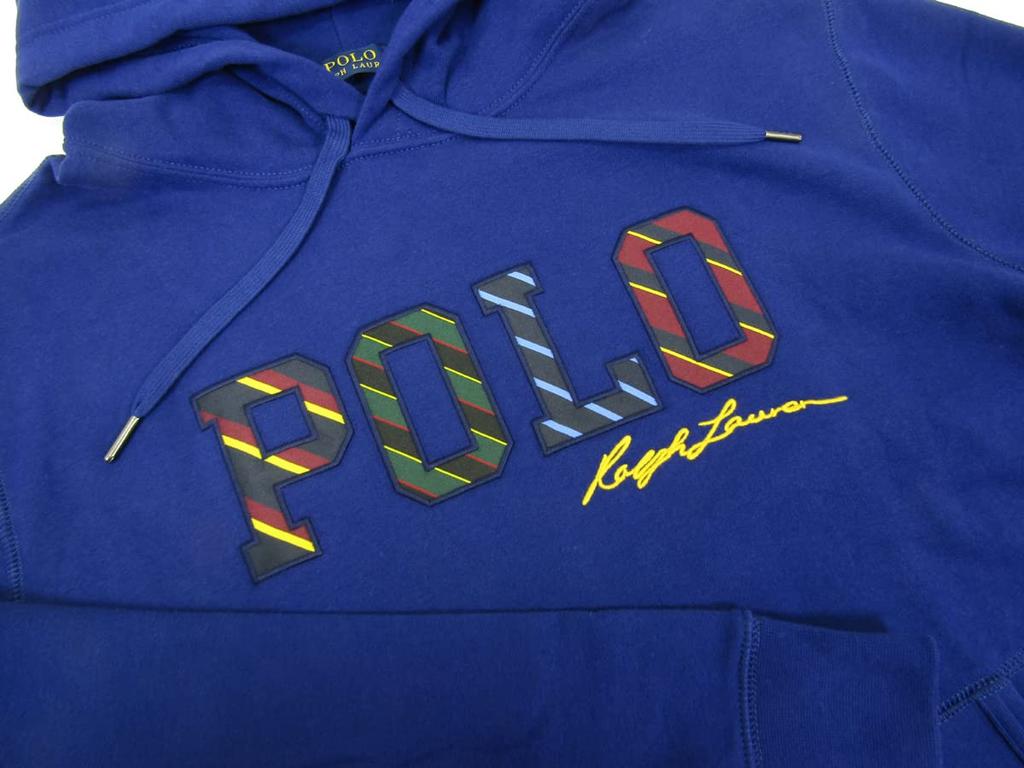 Polo Ralph Lauren POLO Logo Pullover Sweatshirt Hoodie Men's 0102952-M-BLUE [Used]