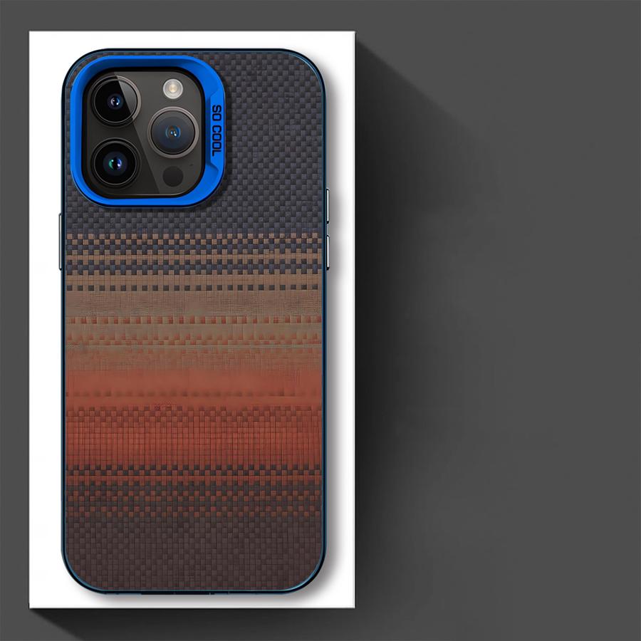 Cool Carbon Fiber Pattern Case for iPhone 17 Pro Max 16 15 11 12 Pro Air 14 Plus 13 Phone Cover