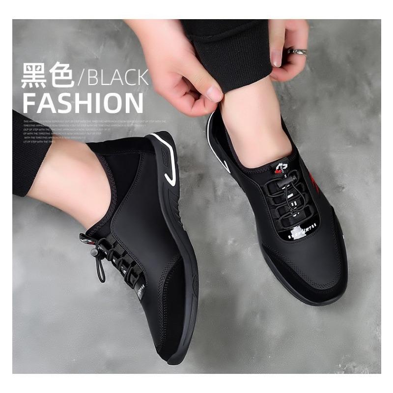 

Men s sports shoes spring casual shoes one-pedal men s shoes lightweight soft sole fashion versatile work shoes 39 чёрный