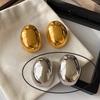 925 Sterling Silver Vintage Gold Ball Earrings For Women Trendy Earring Jewelry Prevent Allergy Party Accessories Gift