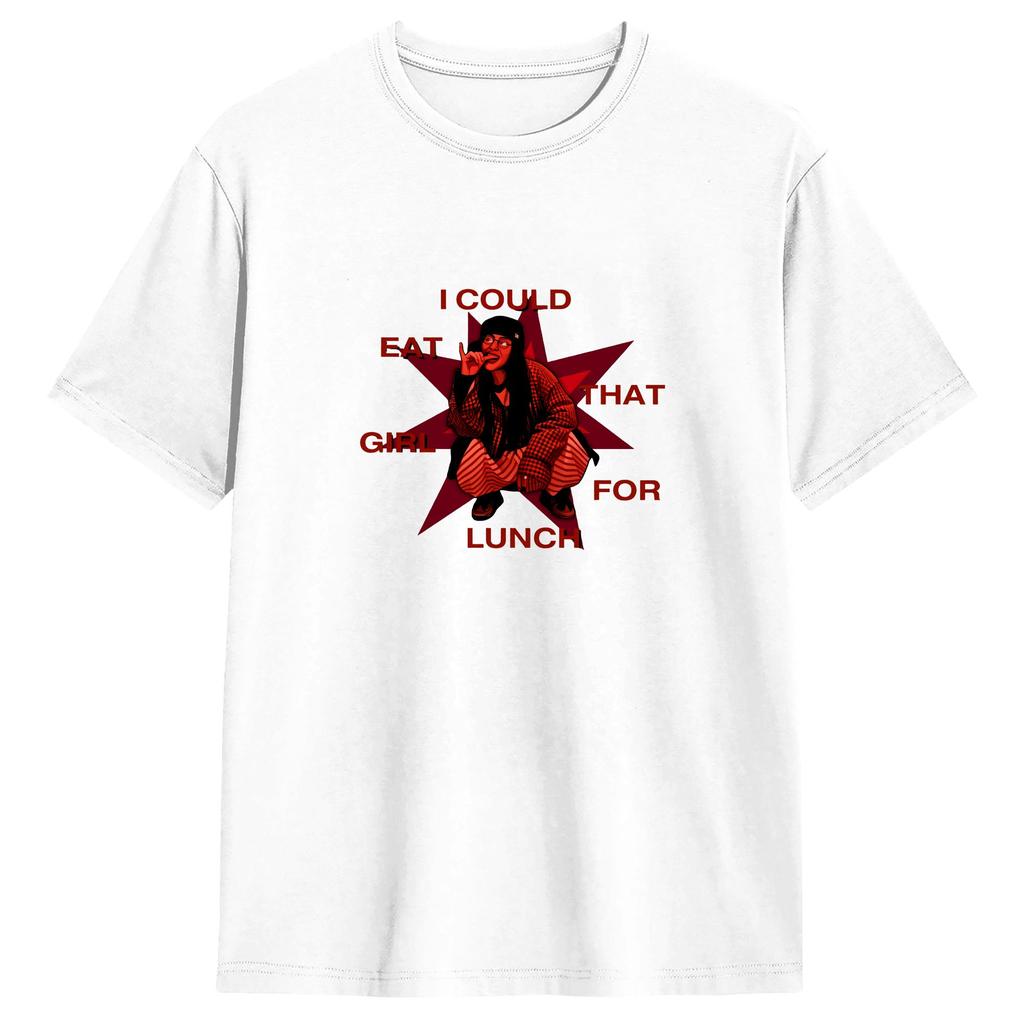 Bbillie Eilishs T Shirt Summer Cotton Tshirts For Unisexs Casual Tshirt Shortsleeve Awesome Tees