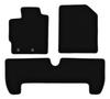 BASIC Black Velour Floor Mats For: Toyota Urban Cruiser Hatchback (2008-2014)
