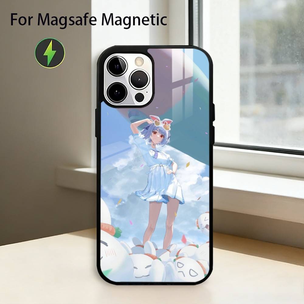 Holo U-Usada Pekora Phone Case For iPhone17,16,15,14,13,12,11 Plus,Pro Magnetic with Magsafe Wireless Charging