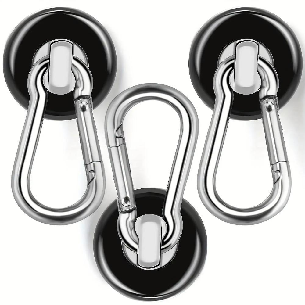 

Магнитные крючки, 110 фунтов Сильные Сверхмощные Неодимовые Магнитные Крючки С Поворотным Карабином, Отлично подходят для вашего холодильника D32