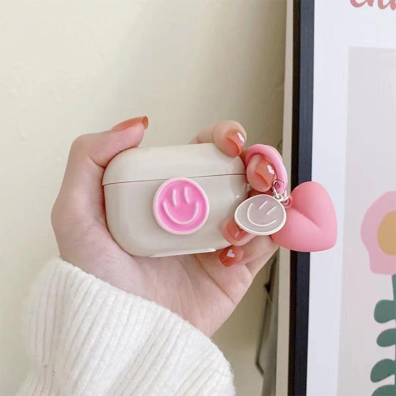 

Suitable AirPods 2nd Generation Girls Bluetooth Earphone Cover Spro 3rd Protective Case Smile Love AirPods Pro 2