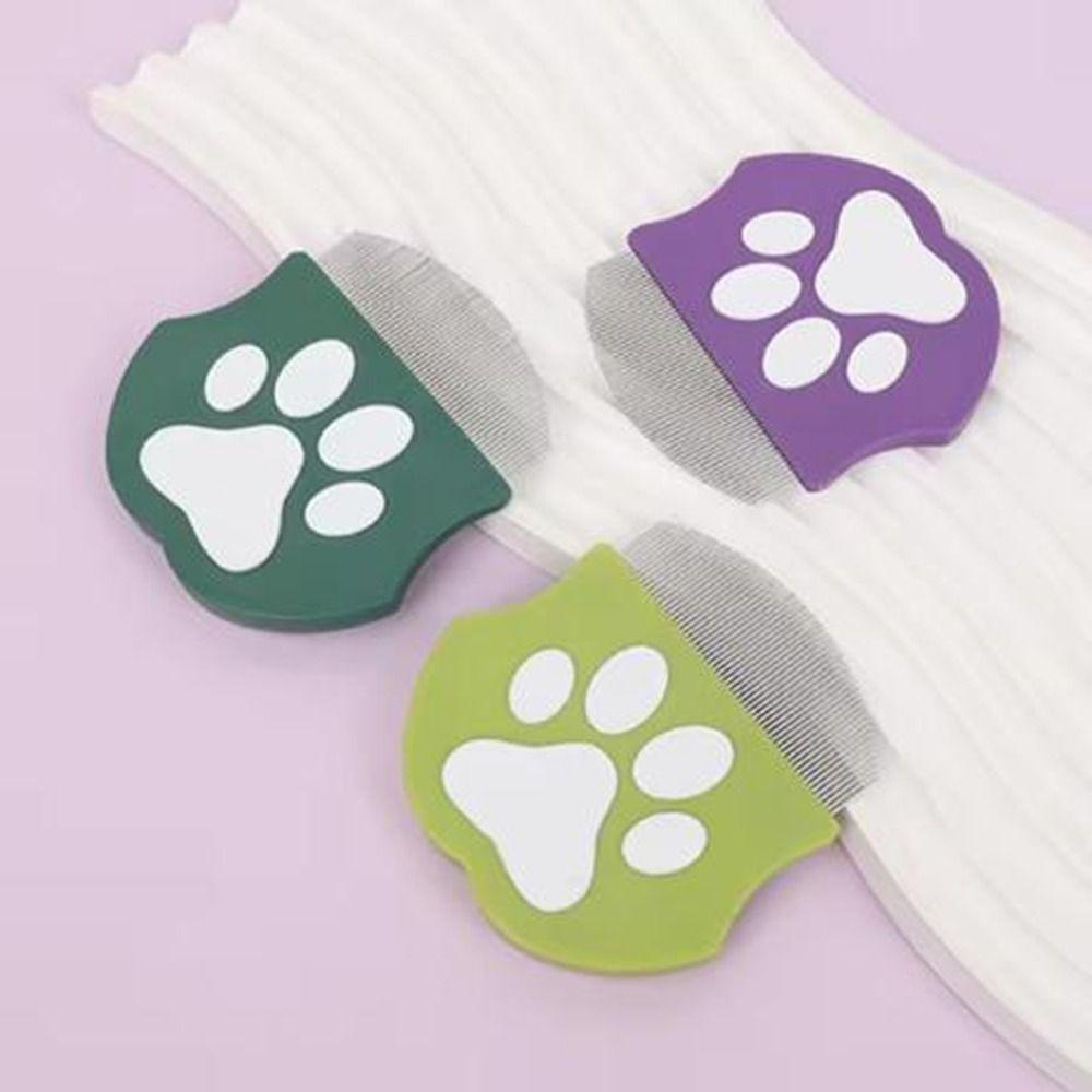 Handheld Pet Grooming Comb Curved Cats Massage Comb Pet Detangling Brush  Remove Short Hair