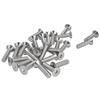 30pcs M10 Allen Socket Screws 10mm A2 Stainless Steel Countersunk Hex Bolts for Industry Fasteners