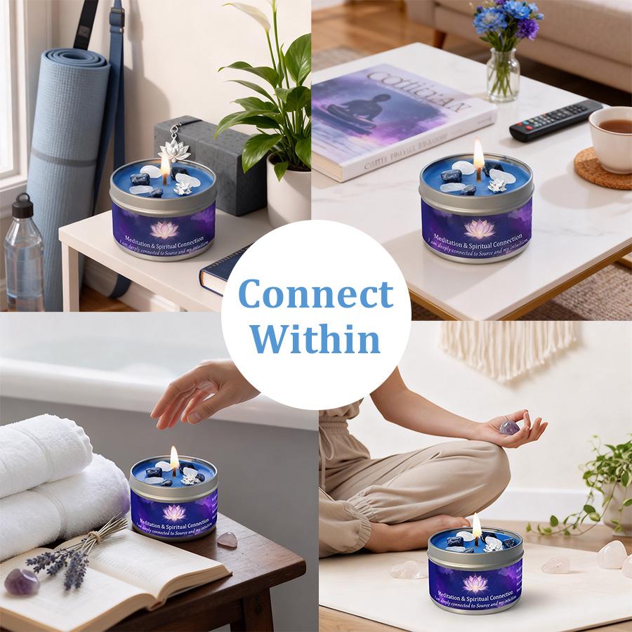 Scented Candles, Frankincense & Sandalwood for Deep Focus, Meditation,Yoga & Reading | Christmas, Birthday Gift for Women,Friend