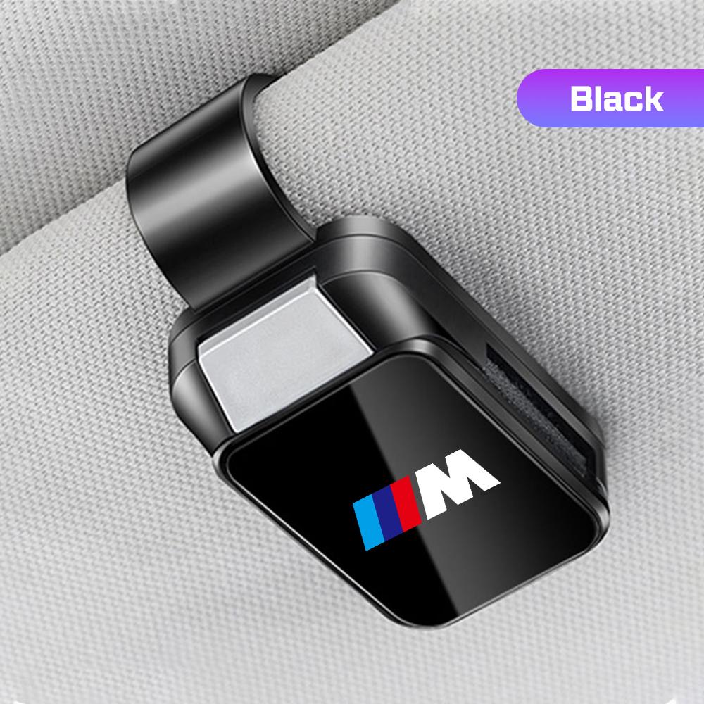 Clip per Visiera Interna Auto Porta Occhiali Porta Occhiali da Sole per BMW X1 X2 X3 X5 X4 X6 X7 Serie 1 3 5 6 7 E60 E90 E70 F48 G20 G30 i3 i7 i8