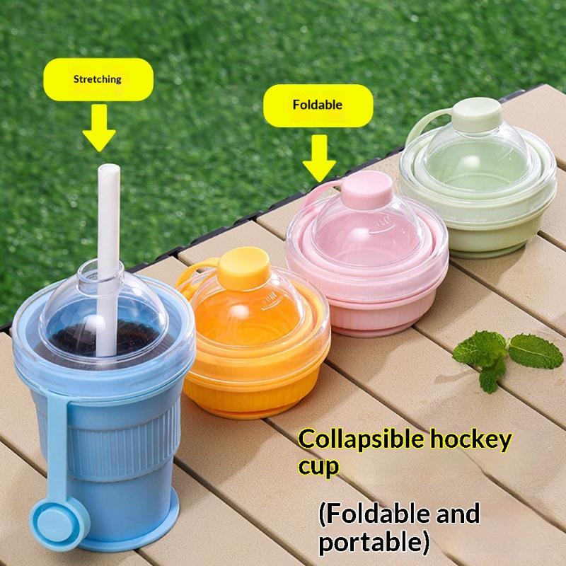 Foldable Silicone Ice Ball Maker Cup Ice Mold For Cocktails Large Sphere Easy Release Reusable Freezer Travel Mug